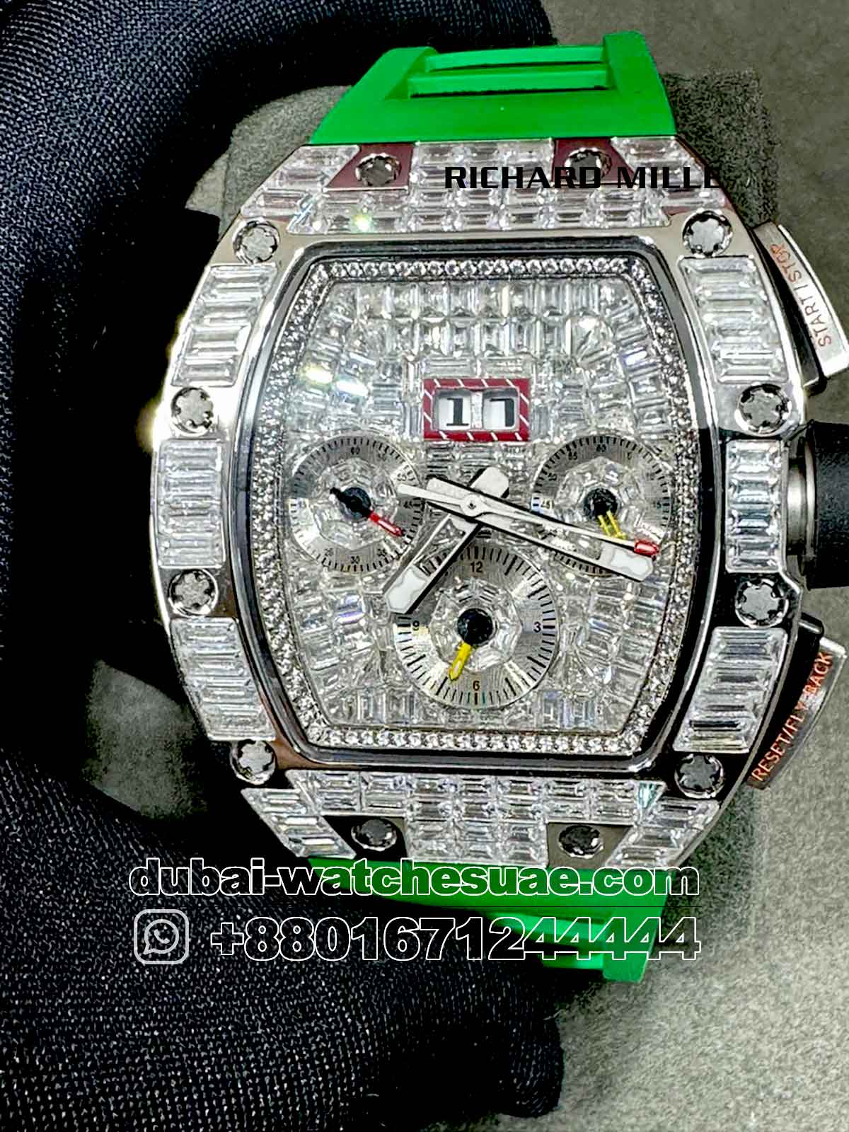 Richard mille clearance diamond replica