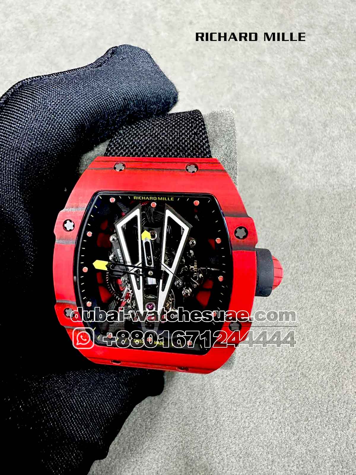 RM 27 03 Rafael Nadal Limited Edition Red Copy Replica Watches