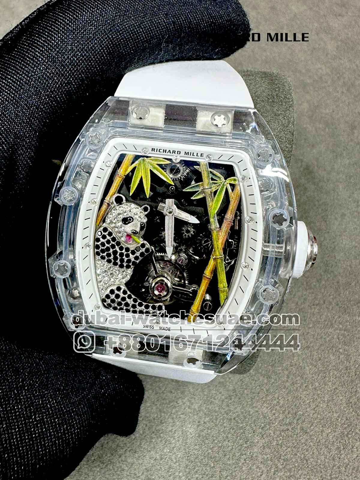 The Richard Mille RM 26 01 Tourbillon Sapphire White Copy