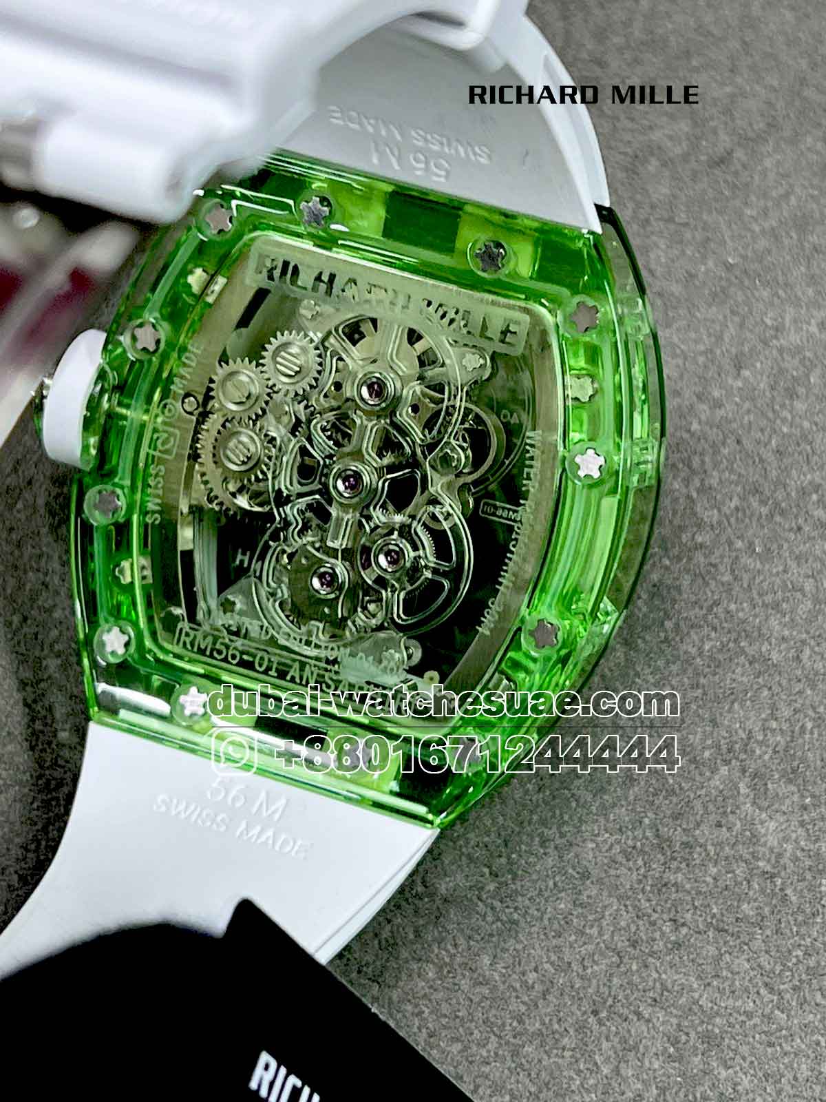 The Richard Mille RM 56 02 Tourbillon Green Sapphire Replica