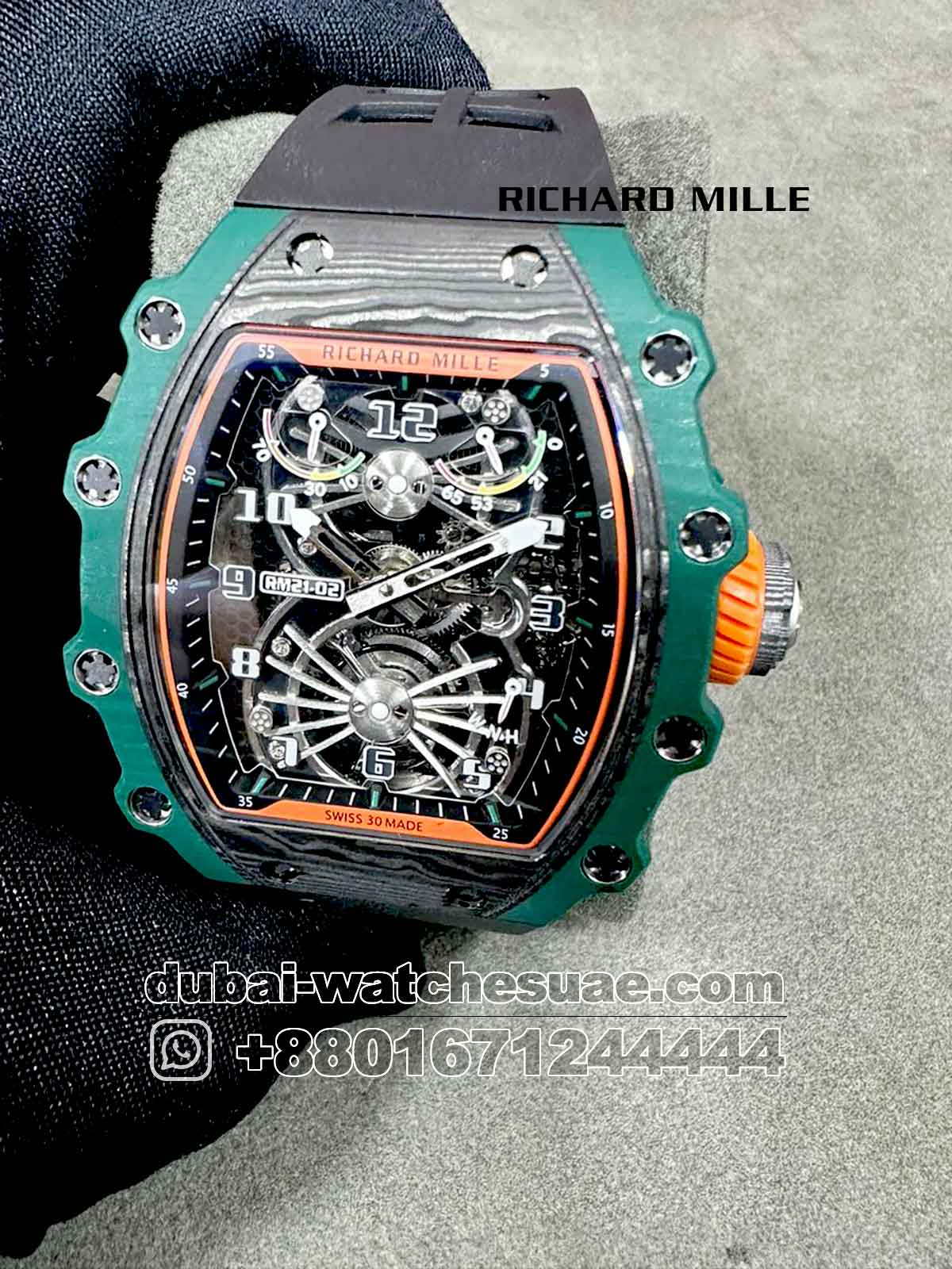 Richard Mille RM 21 02 Manual Winding Tourbillon Copy Replica