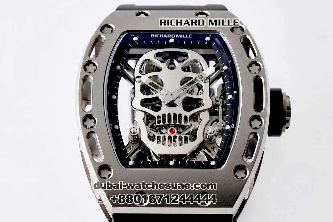 Richard Mille RM52 Skull Tourbillon Titanium Replica Super Clone